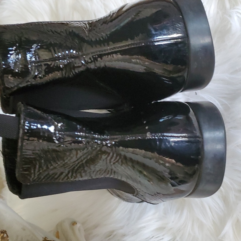 Prada  patent leather slipon ankle shoes size 9 - Picture 5 of 17